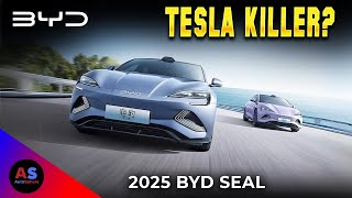 2025 BYD Seal EV Design and Features Revealed First Look [upl. by Ttelracs974]