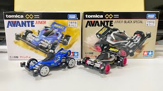 トミカプレミアム Unlimited タミヤ アバンテ Jr 開封動画 TOMICA Premium Unlimited Tamiya Avante Jr Unboxing [upl. by Irtimed524]