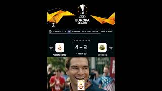 viral europaleague league phase results bodoglimt galatasaray win bragaelfsborg lose last part [upl. by Norbert]