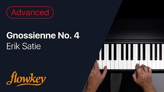 Gnossienne No 4 – Erik Satie Piano Tutorial [upl. by Shelley559]