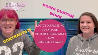 Ten Minute Tuesdays  Advice on Painting Furniture W Rescued By Lacey  Episode 48 [upl. by Orhtej]