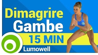 Come Dimagrire le Gambe Cardio ed Esercizi di Tonificazione [upl. by Erich]