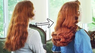 EASY Vintage Curls with FoamSponge Rollers  Updated Tutorial [upl. by Odnanreh]