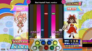 popn music peace Bad Apple feat nomico EX PERFECT [upl. by Rafaelita46]