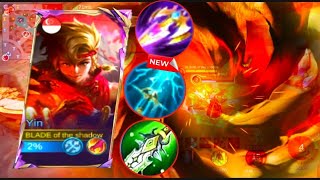 YIN REVAMP ULTIMATE INSANE DAMAGE  NEW BEST BUILD  MOBILE LEGENDS [upl. by Assilam195]