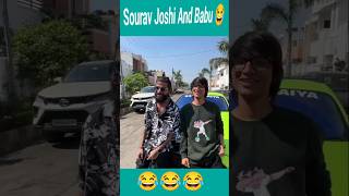 Babu Bhaia And Sourav Joshi 😎 vlog souravjoshivlogs shorts babu vlogger [upl. by Eseenaj]