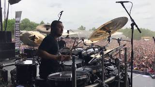 Trivium  “Throes of Perdition”  Carolina Rebellion Alex Bent Drum Cam [upl. by Evanthe]