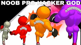 NOOB VS PRO VS HACKER VS GOD in Level Up Runner [upl. by Ely286]