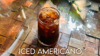 Iced americano at home Easy [upl. by Yartnod]