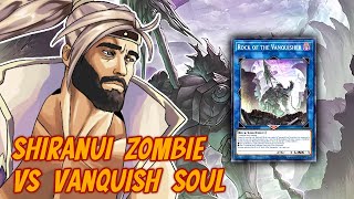 Shiranui Zombie vs Vanquish Soul YuGiOh Master Duel [upl. by Esinart]