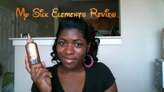 Review Silk Elements MegaSilk Semi Permanent Hair Color Midnight Black [upl. by Mohandas534]