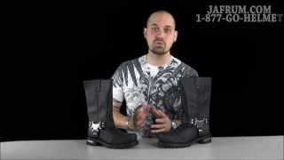 Milwaukee Drag Harness Leather Boots MB411 Review  Jafrumcom [upl. by Bolten85]