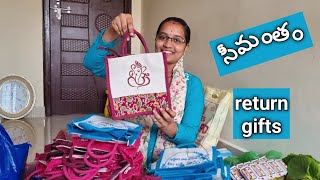 Ep7 seemantham returngifts gifts giftingideas Seemantham Return Gifts  mrAndMrsLeelaVlogs [upl. by Ranite]