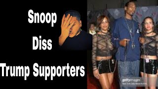 Snoop Dogg Diss Trump Supporters 🤦🏿‍♂️ [upl. by Navis]