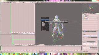 Making a secondlife animation with avastar and blender [upl. by Aicilihp]