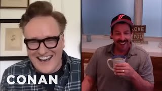 Adam Sandler amp Conan Are Terrible At Tech  CONAN on TBS [upl. by Rothenberg41]