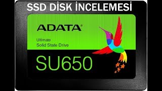 Adata SU 650 SSD incelemesi Ucuz SSD arayanlar için [upl. by Eboj]