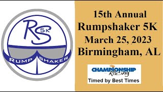 The 15th Annual Rumpshaker 5K 2023 Birmingham Al [upl. by Ploss]