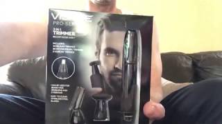 2020 Review my new ViSAGE ProSeries 3 IN 1 Trimmer [upl. by Eladnwahs]