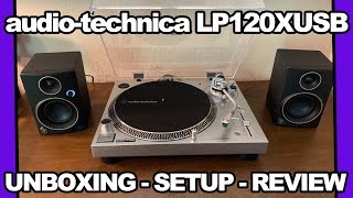 Audio Technica ATLP120XUSB Unboxing Setup and Review [upl. by Hallie449]