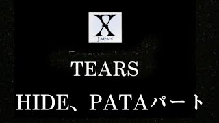 ＸJAPAN（TEARS）HIDE、PATAパートギター弾いてみた。 [upl. by Strawn904]