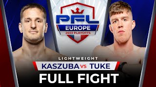 Jakub Kaszuba vs Dylan Tuke  PFL Paris [upl. by Yaresed]