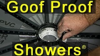 Goof Proof Shower Installation Guide  McCurleys Floor Center Inc [upl. by Seyah]