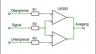 Fensterdiskriminator mit LM393 [upl. by Yttel]