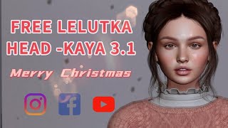 FREE LELUTKA HEAD  KAYA 31 TUTORIAL  SECOND LIFE [upl. by Norat]