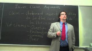 Critical Thinking Issues Claims Arguments [upl. by Annabelle]