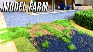 Hedges and Grass Field Model Farm Build 4 [upl. by Arraet]