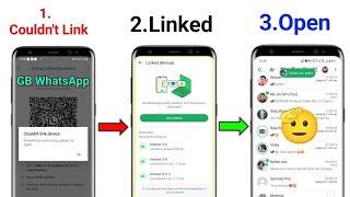 Gb WhatsApp Could not link device try again later  Gb Whatsapp Login Problem [upl. by Carolus]