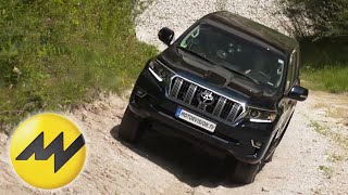 OffroadTraining im Toyota Landcruiser Prado J15  Der letzte wahre Geländewagen  Motorvision [upl. by Ahsatak]