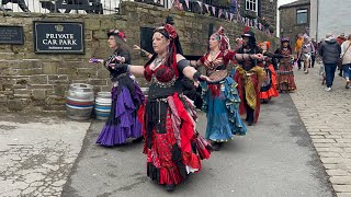 North Wind Tribal Dancers  Live Performance 8  Haworth Steampunk Weekend 2024 [upl. by Getter]