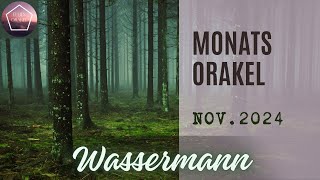 Wassermann ♒️ Orakel für November 2024 🪄 Die Macht ist mit dir  ⭐️ [upl. by Ecirtap44]