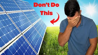 10 Mistakes FirstTime Solar Homeowners Make [upl. by Alikam]