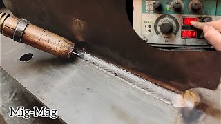 why no welders talk about this Simple MIGMAG Welding Technique [upl. by Nonez]