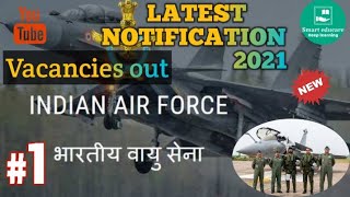 Indian air force notification 2021  Requirements 2021  Smart Educare [upl. by Gibbon]