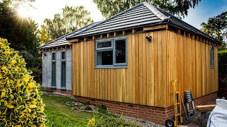 UK Granny Annexe Build  Part 12 WINDOWS FINALLY IN  kitchen and bathroom started [upl. by Eanaj156]