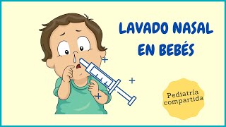 Lavado nasal en bebés con suero [upl. by Allcot]