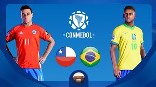 Chile X Brasil  Eliminatórias da Copa  4K  PS5™ [upl. by Akimik]