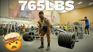 765lb deadlift in a commercial gym [upl. by Johnston]