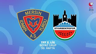 TFF 2Lig  Yeni Mersin İdman Yurdu Futbol AŞ  Diyarbekir Spor [upl. by Grath532]