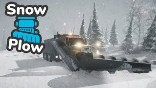 First Look at Snow Plow Simulator [upl. by Airegin]