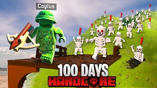 100 Days in LEGO FORTNITE [upl. by Anawd362]