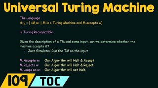 Universal Turing Machine [upl. by Oz]