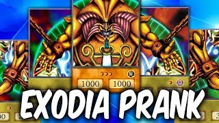 EXODIA PRANK  Surprise Yugioh Trolling with BEST EXODIA DECK [upl. by Aicilaana]