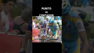 PURITO vs CONTADOR UN SUPER DUELO TOUR DE FRANCIA CICLISTAS ciclismocarretera cycling vintage [upl. by Rosenberger230]