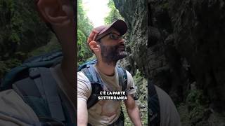 1 Minute Trekking BUS DEL BUSON Parte 1 trekking viaggiare hiking [upl. by Akimehs]