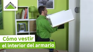 Cómo vestir el interior del armario con accesorios  LEROY MERLIN [upl. by Airekahs839]